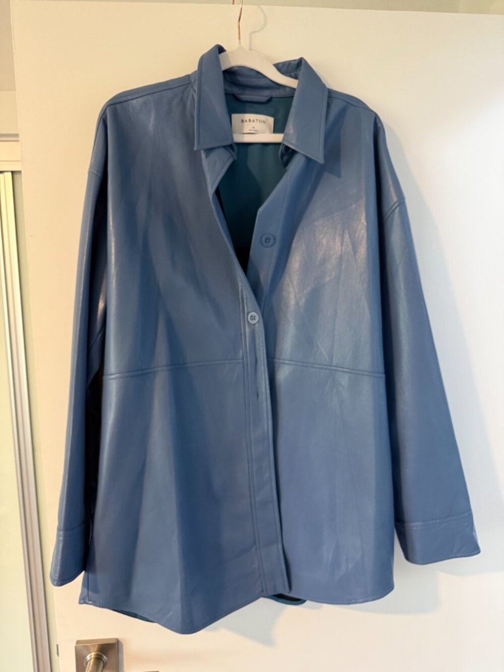 Babaton PELLI SHIRT JACKET FLAGSTONE BLUE Size M